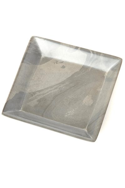 Dove Gray Soapstone Square Dish 2 Dove Gray Soapstone Square Dish