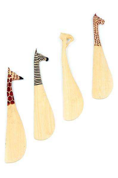 Set of Four Jacaranda Safari Animal Spreaders 1 Set of Four Jacaranda Safari Animal Spreaders