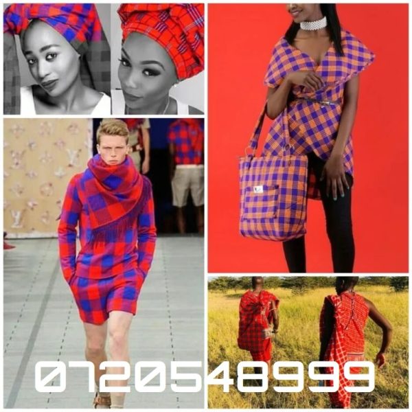 THE ORIGINAL AFRICAN MASAI-MASAI SHUKA-BLANKET 3 THE ORIGINAL AFRICAN MASAI-MASAI SHUKA-BLANKET