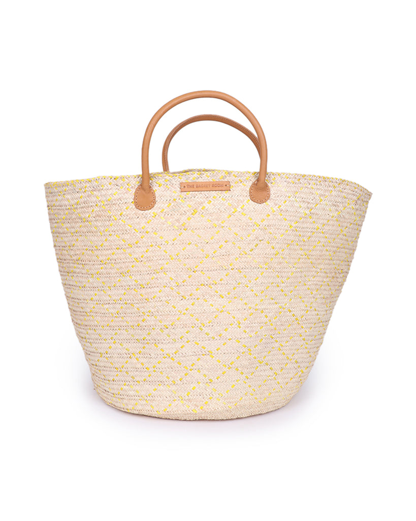 ALMASI: Yellow Diamond Palm Beach Bag 1 ALMASI: Yellow Diamond Palm Beach Bag