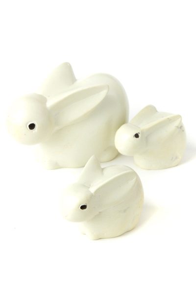 Natural Soapstone Mamma Bunny Rabbit 7 Natural Soapstone Mamma Bunny Rabbit