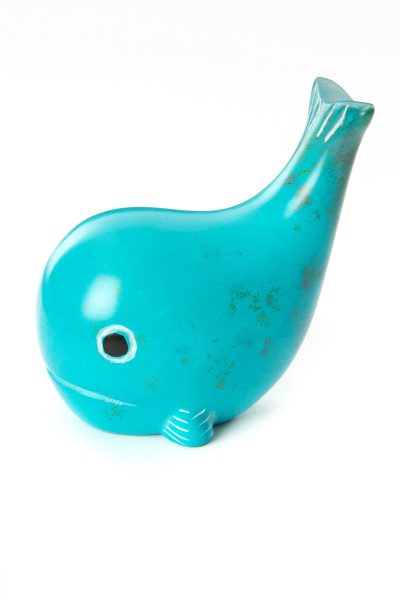 Kenyan Soapstone Wild Blue Whale Sculpture 2 Kenyan Soapstone Wild Blue Whale Sculpture