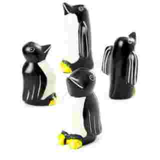 Set of Four Posh Penguin Keepsakes