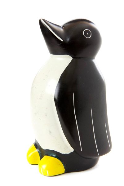 Soapstone Proud Penguin Sculpture 6 Soapstone Proud Penguin Sculpture