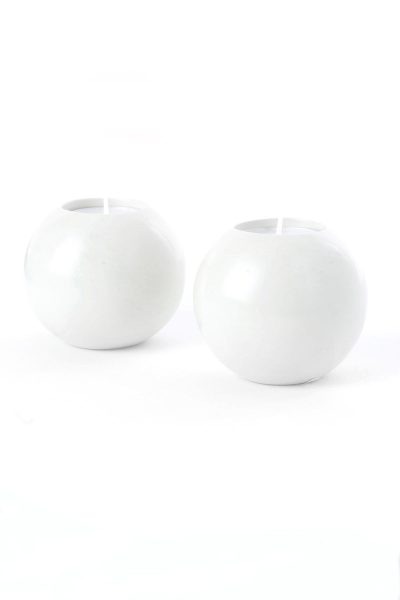 Set of 2 Natural Soapstone Globe Tea Light Candle Holders 2 Set of 2 Natural Soapstone Globe Tea Light Candle Holders