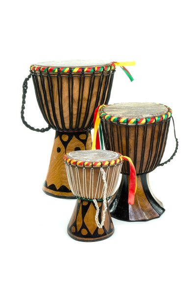 Senegalese Djembe Drums 3 Senegalese Djembe Drums