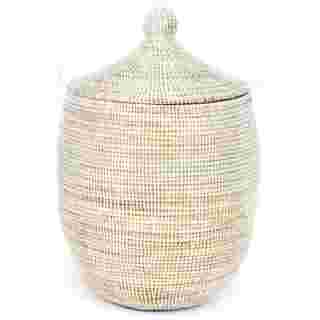 Medium Solid White Prayer Mat Hamper