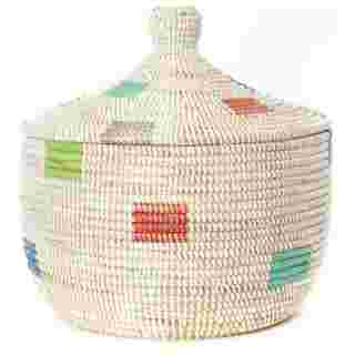 Prismatic Pixels Prayer Mat Warming Basket