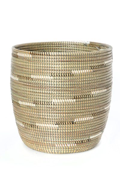 Silver Swirl Bath Bin Basket 2 Silver Swirl Bath Bin Basket