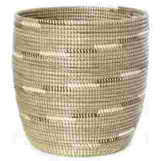 Silver Swirl Bath Bin Basket