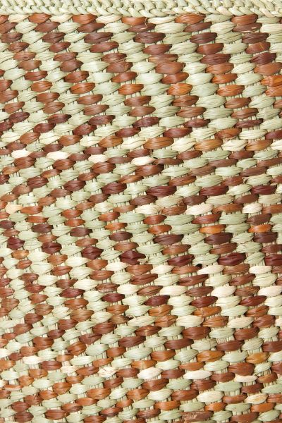 Brown & Natural Maila Milulu Reed Baskets 5 Brown & Natural Maila Milulu Reed Baskets