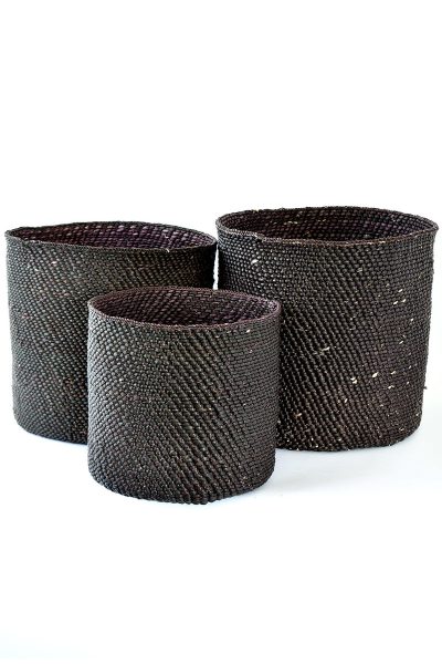 Midnight Iringa Baskets 3 Midnight Iringa Baskets