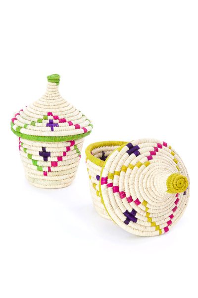 Rwenzori Small Kindness Basket with Pointed Lid 4 Rwenzori Small Kindness Basket with Pointed Lid