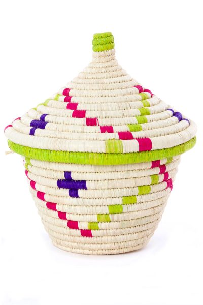 Rwenzori Big Kindness Basket with Pointed Lid 2 Rwenzori Big Kindness Basket with Pointed Lid