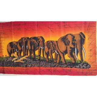Elephant batik,wall hanging, Africa wall hanging,Home decor,Wall decor, batik,Kenya Handmade batik