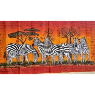 zebra batik, wall hanging, Africa wall hanging, Home decor, Wall decor, handmade batik