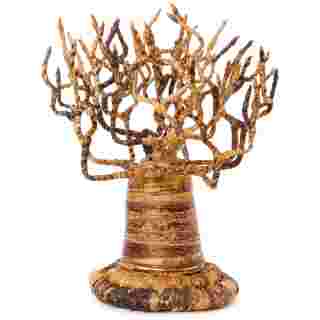 12" Banana Fiber Baobab Tree