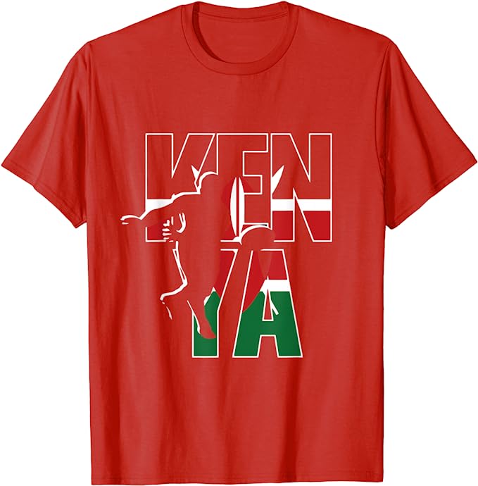 Kenyan Supporters Union League Players Gift Kenya Rugby Fans T-Shirt