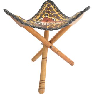Camping Stool (Giraffe abstract painting)