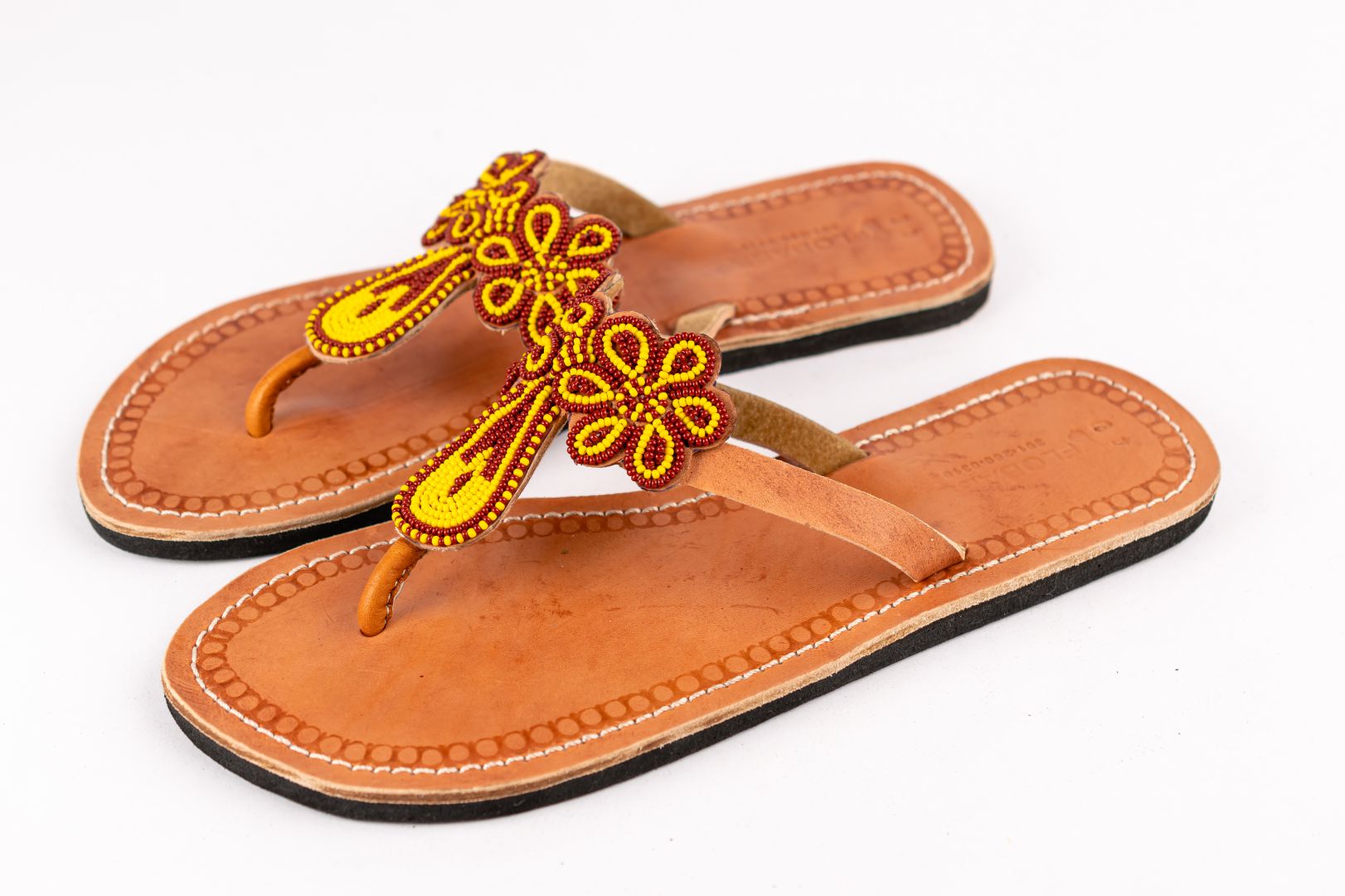African Leather Summer Beads Maasai Sandals 1 African Leather Summer Beads Maasai Sandals