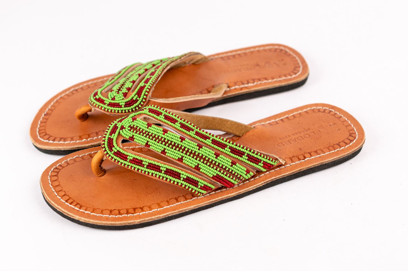 Maasai African Kenyan Beaded Sandals Vegan for women 2 Maasai African Kenyan Beaded Sandals Vegan for women