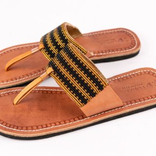 Kenyan Maasai Beaded Sandals