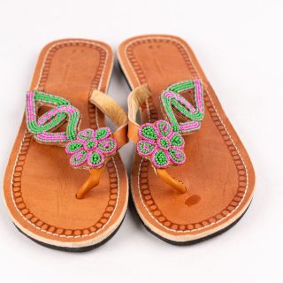 Ladies Beaded Maasai Sandals