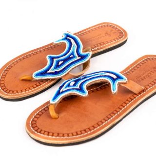 African Leather Summer Beads Maasai Sandals