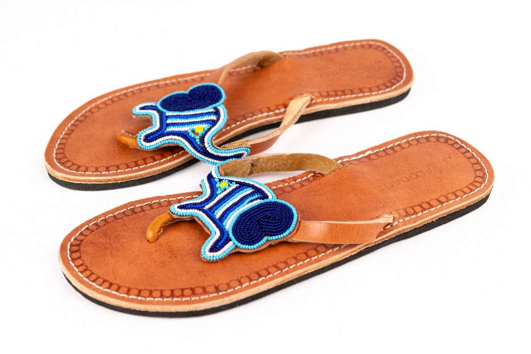 Maasai Kenyan Sandals - African Shoes 1 Maasai Kenyan Sandals - African Shoes