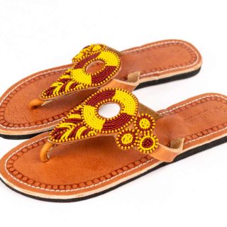 African Handmade Maasai Leather sandals