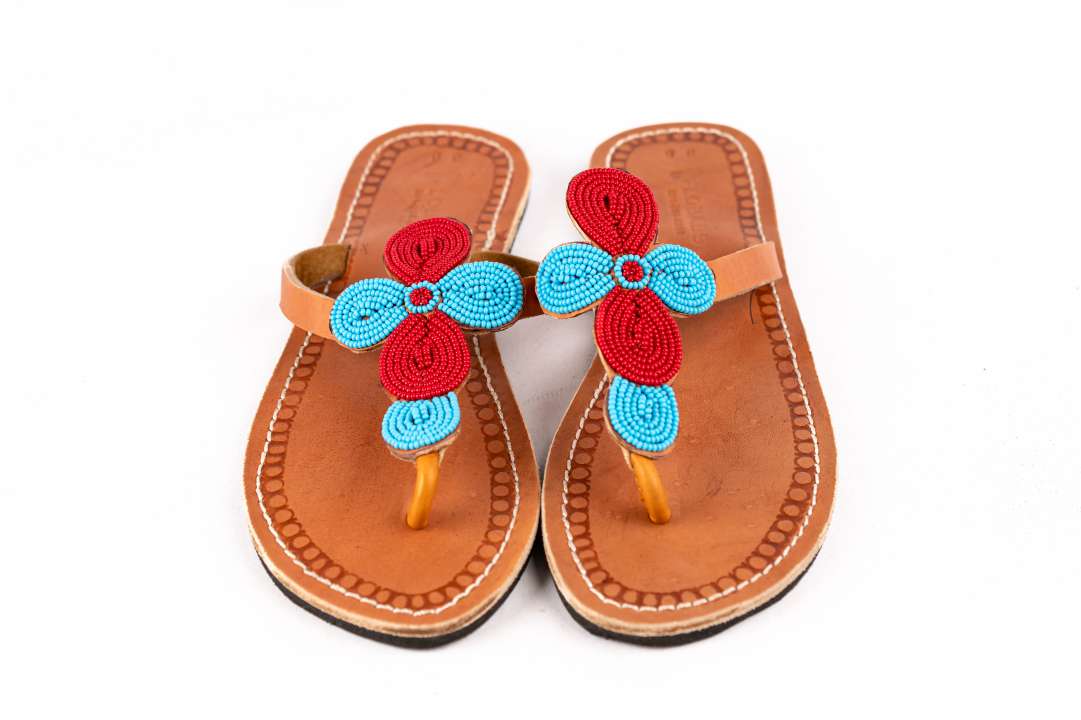 Maasai Kenyan Sandals - African Shoes 2 Maasai Kenyan Sandals - African Shoes