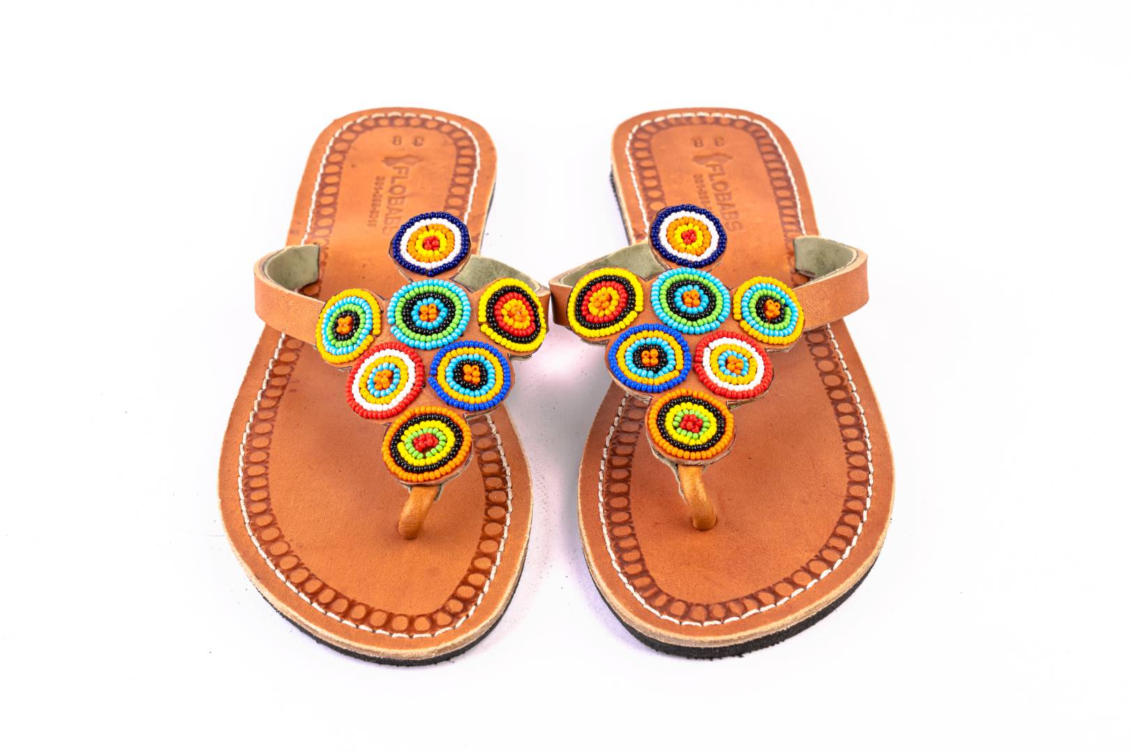 Maasai African Kenyan Beaded Sandals Vegan for women 2 Maasai African Kenyan Beaded Sandals Vegan for women