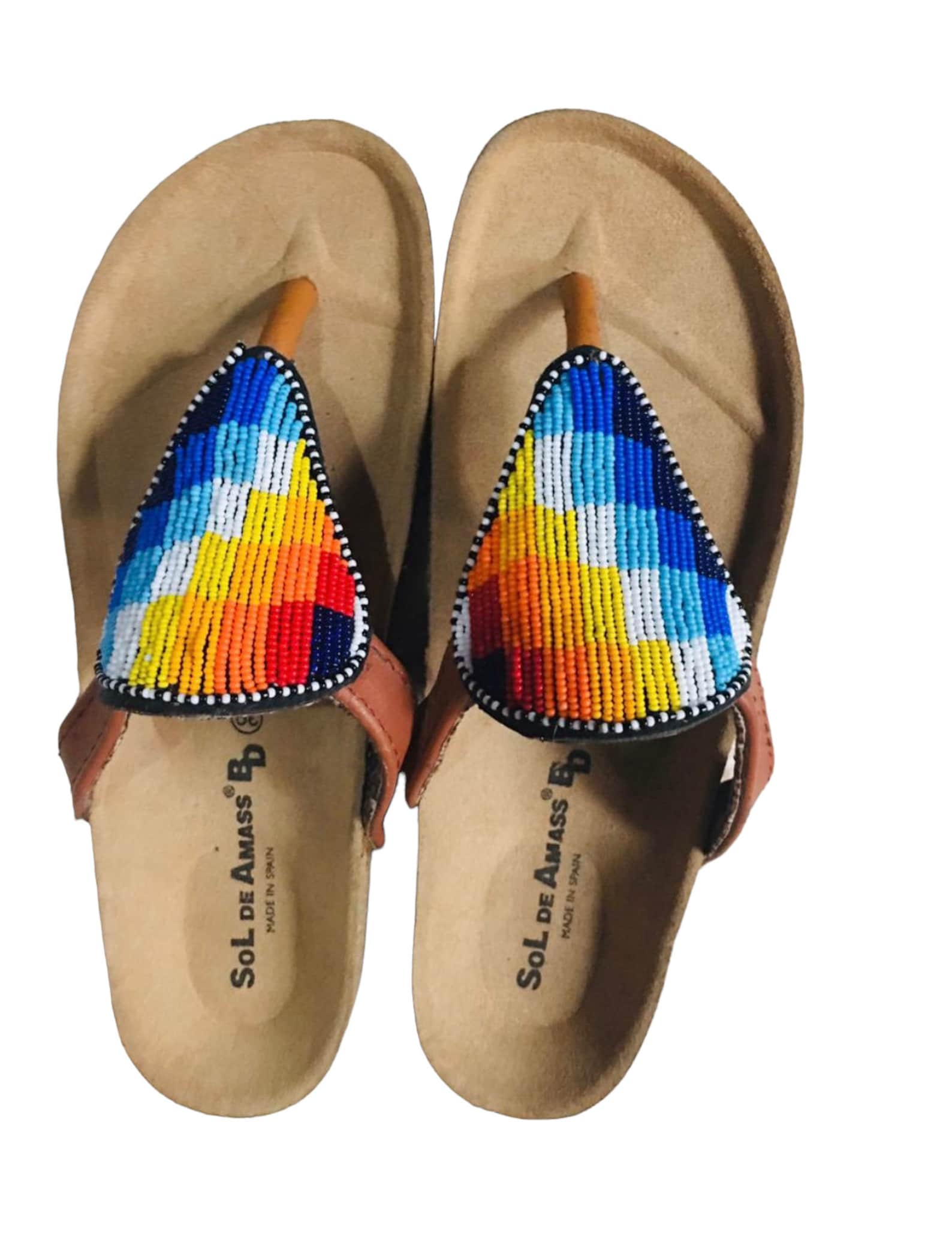 African Summer sandals, Masai beaded sandals, African leather sandals,Handmade maasai sandals, cork sandals, women sandals 1 African Summer sandals, Masai beaded sandals, African leather sandals,Handmade maasai sandals, cork sandals, women sandals