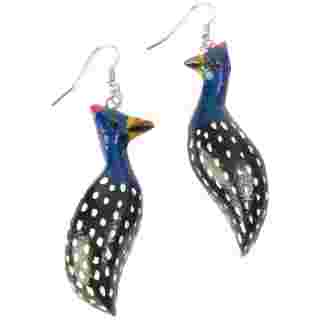 Assorted Kenyan Wooden Bird Earrings
