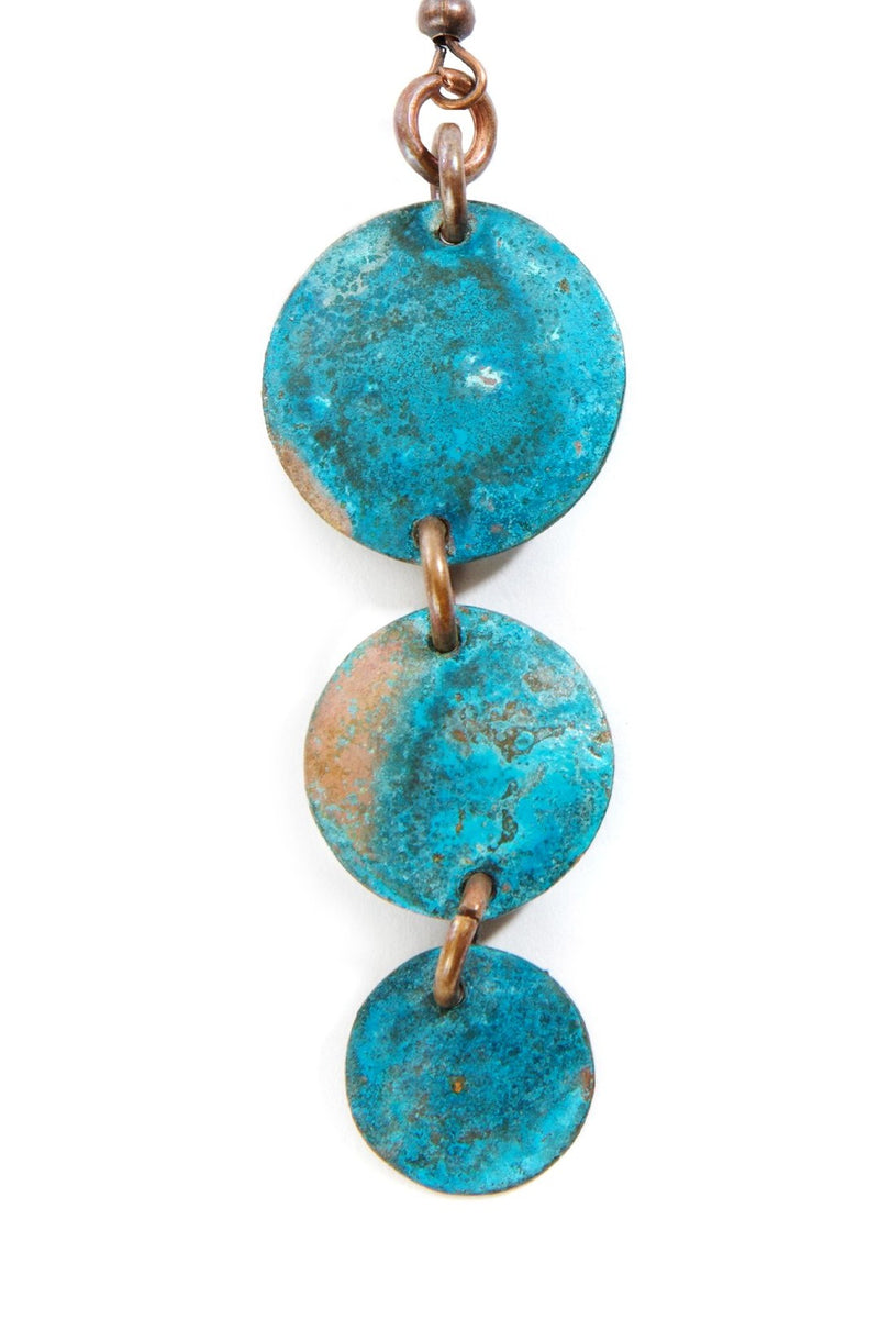 F.R.E.E. Woman Copper Viridian Triplet Earrings 2 F.R.E.E. Woman Copper Viridian Triplet Earrings