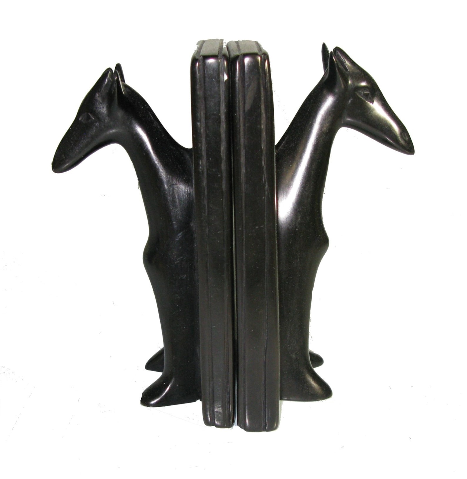 African Wildlife Bookends - Stone Sculptures 15cm / 6 inch - Rhino Elephant Hippo Giraffe Lion Dolphin Handcrafted in Stone with Story-card 1 African Wildlife Bookends - Stone Sculptures 15cm / 6 inch - Rhino Elephant Hippo Giraffe Lion Dolphin Handcrafted in Stone with Story-card