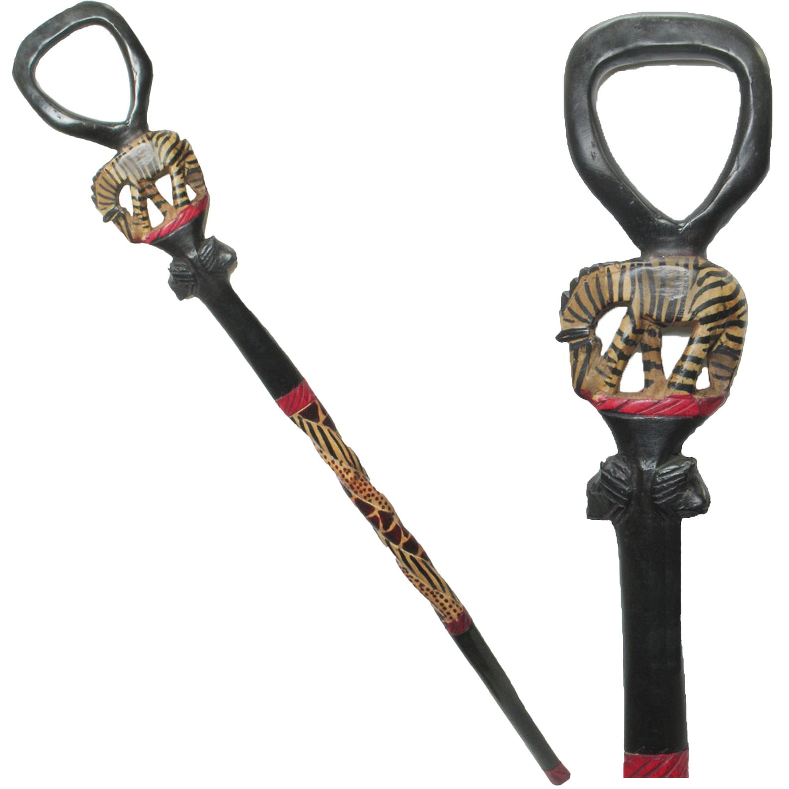 Walking Stick Hand Made in Kenya from Native African Neem Wood Home Décor 1 Walking Stick Hand Made in Kenya from
Native African Neem Wood Home Décor