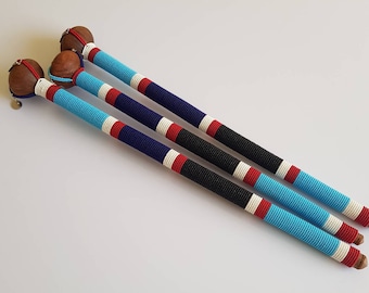 Maasai walking stick , Beaded talking stick ,Blue maasai rungu , Gift for men. 1 Maasai walking stick , Beaded talking
stick ,Blue maasai rungu , Gift for
men.