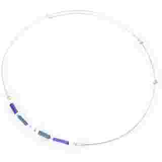 Jacaranda Blossoms Zulugrass Silver Sliding Bracelet