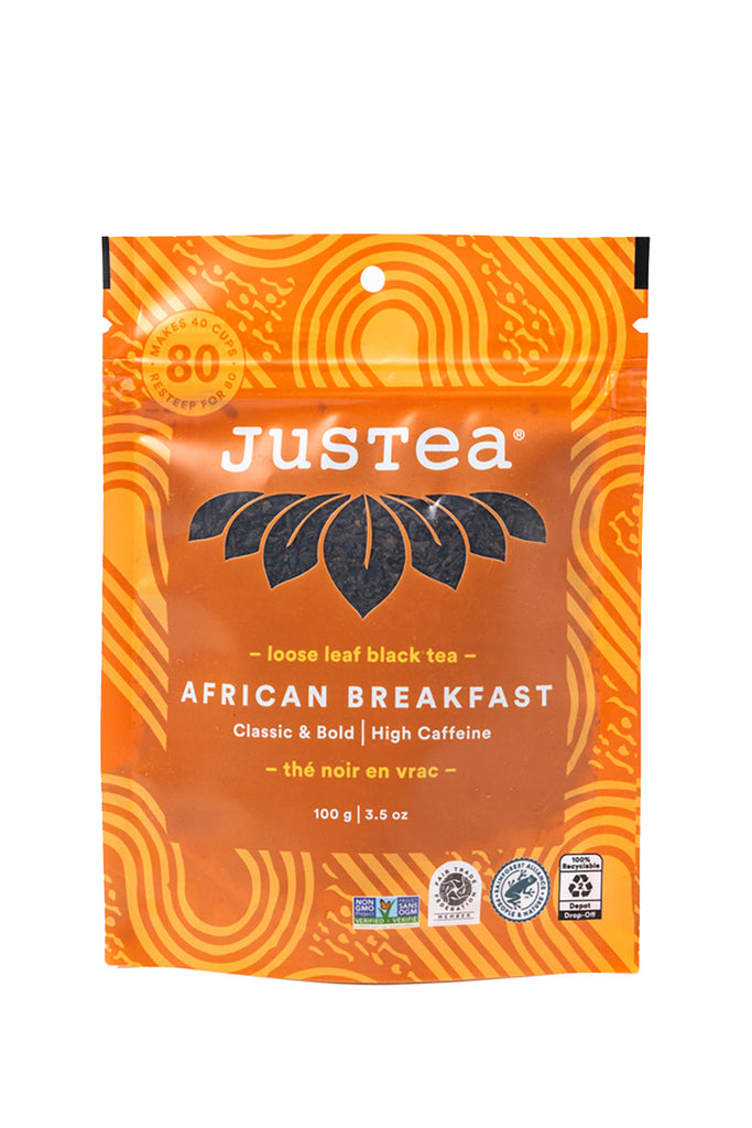 JusTea® African Breakfast Loose Leaf Tea Pouch 1 JusTea® African Breakfast Loose Leaf Tea Pouch