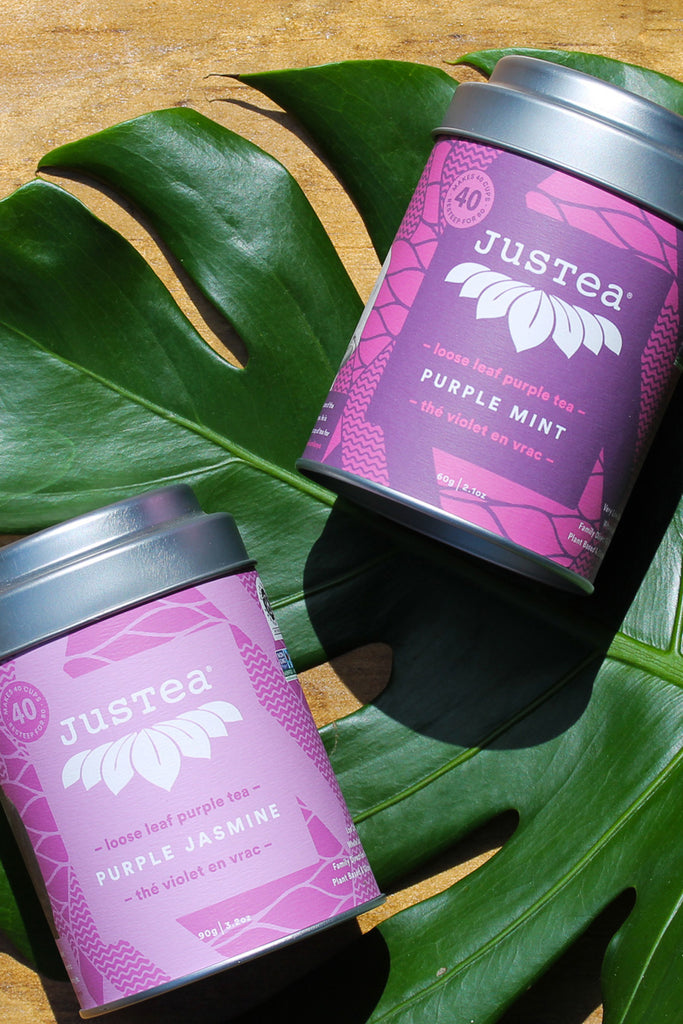 JusTea® Purple Mint Loose Leaf Tea 3 JusTea® Purple Mint Loose Leaf Tea