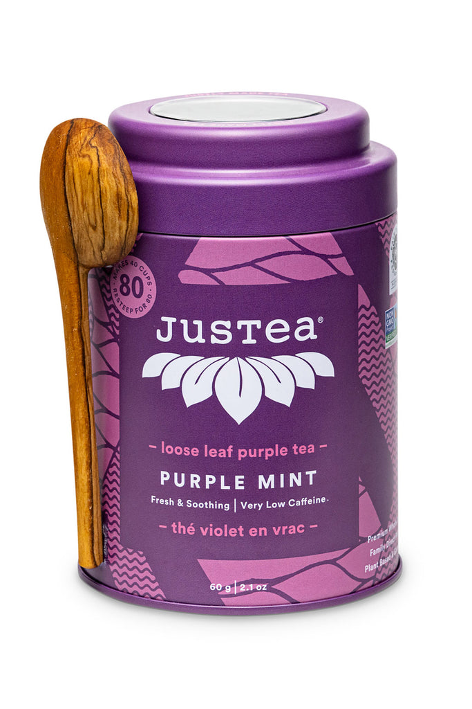 JusTea® Purple Mint Loose Leaf Tea 1 JusTea® Purple Mint Loose Leaf Tea
