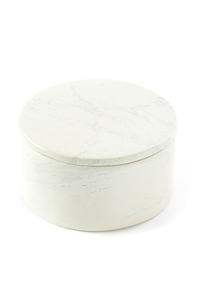 Natural Soapstone Round Storage Box 1 Natural Soapstone Round Storage Box