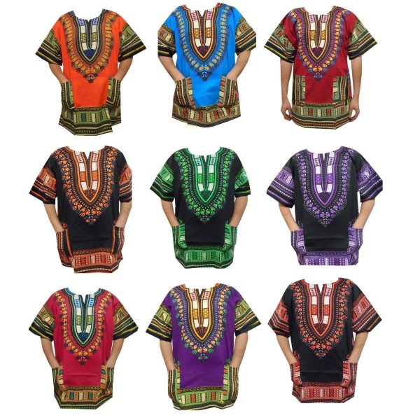Fashion Quality Unisex Dashiki Shirt-Big Fitting 3 Fashion Quality Unisex Dashiki Shirt-Big Fitting