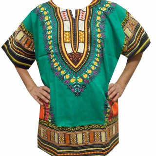 African Dashiki Cotton Shirt Men Women Festival Boho Hippie 60's 70's Bohemian