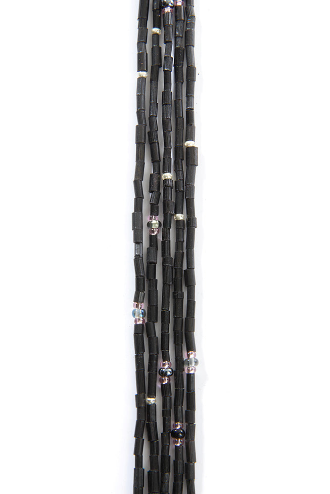 Set/5 Black 26" Zulugrass Single Strands from The Leakey Collection 1 Set/5 Black 26" Zulugrass Single Strands from The Leakey Collection