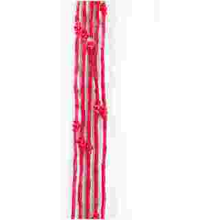 Set/5 Cherry Red 26" Zulugrass Single Strands from The Leakey Collection