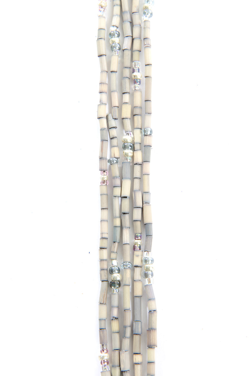 Set/5 Platinum 26" Zulugrass Single Strands from The Leakey Collection 1 Set/5 Platinum 26" Zulugrass Single Strands from The Leakey Collection