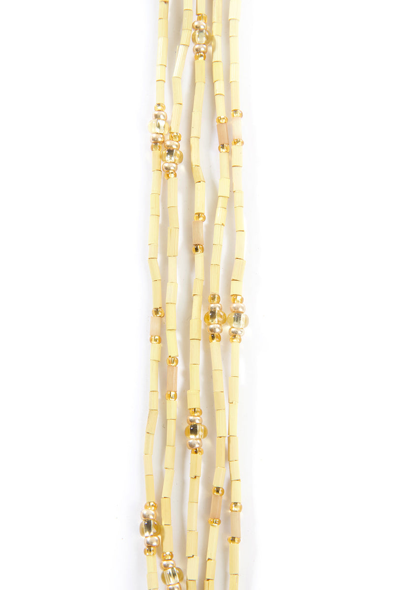 Set/5 Yellow 26" Zulugrass Single Strands from The Leakey Collection 1 Set/5 Yellow 26" Zulugrass Single Strands from The Leakey Collection