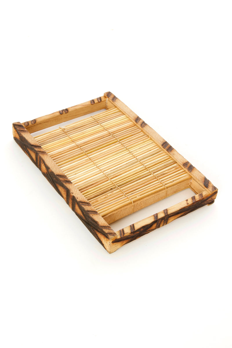 Small Burned Wood and Nile Grass Rain Maker Shaker 1 Small Burned Wood and Nile Grass Rain Maker Shaker